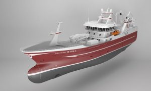 Ålesund rederi skriver kontrakt på kombineret snurper og trawler  Foto: Havskjer KS 451