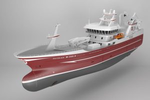 Ålesund rederi skriver kontrakt på kombineret snurper og trawler  Foto: Havskjer KS 451