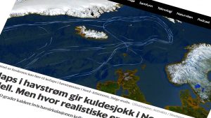 Havstrøms-kollaps kan sende norsk vestkystby 30 grader ned foto: havstrømme Norge