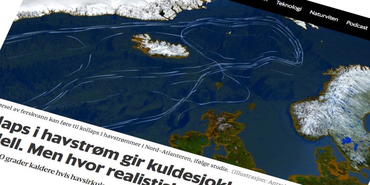 Havstrøms-kollaps kan sende norsk vestkystby 30 grader ned foto: havstrømme Norge