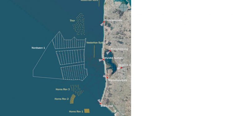 Nordsøen 1 (A1, A2, A3) havvindmøllepark Cowi