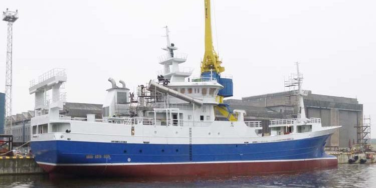 Den norske snurper Ligrunn er nu klar til makrelfiskeriet.  Foto: Ligrunn ved Hellesøy Verft  - Hellesøy Verft