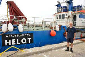 Polsk fiskeselskab har anlagt en ny fiskestrategi   Foto: skibets skipper 72 årige Boris Smilyanets - FiskerForum.dk