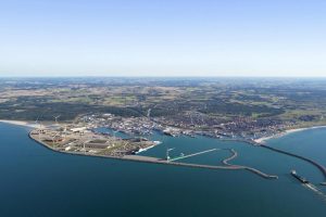 Nye faciliteter og grøn havneudvikling skal ruste Hirtshals Havn til fremtiden. foto: Hirtshals Havn