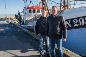 Nordjyske fiskeauktioner fusionerer til Fiskeauktion Nord  Foto: Auktionsmestre Jesper Kajgaard og Karsten Brovn Pedersen
