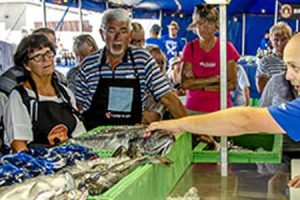 15.000 besøgte Fiskefestivalen i Hirtshals.  foto:  fra årets Fiskefestival 2014 på Hirtshals Havn - Hirtshals Havn