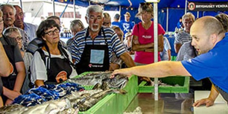 15.000 besøgte Fiskefestivalen i Hirtshals.  foto:  fra årets Fiskefestival 2014 på Hirtshals Havn - Hirtshals Havn