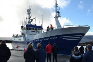 Nyt fra Færøerne uge 12 - Foto: Det tidligere norske fartøj Husby Senior ankom i sidste uge til Færøerne - KiranJ
