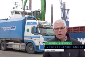 Vestjysk Havn sætter fokus på transportløsninger med TV Spots  Foto: Carsten Lauridsen fra Vestjyllands Andel om Hvide Sande Havn
