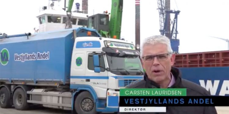 Vestjysk Havn sætter fokus på transportløsninger med TV Spots  Foto: Carsten Lauridsen fra Vestjyllands Andel om Hvide Sande Havn