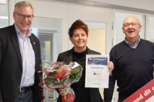 KonsumFisk modtager Thyborøn Havn´s initiativpris 2017  Foto: fra uddelingen af årets Initiativpris 2017 - Thyborøn Havn