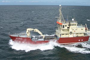 Inspektionsskibet Jens Sørensen er sat til salg gennem North Sea Hagland Shipbrokers