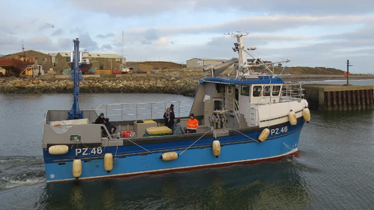 Evolutionær og lynhurtig CAT »sardinjæger« G Smyth Boats