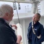 Trine Jepsen samt værftsdirektør Michael Boel Olesen - fiskerforum.dk