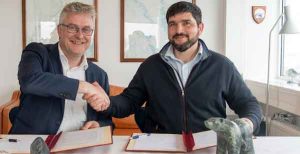 Jocob Jensen og Peter Borg i Nuuk - Ministeriet for Fødevarer, Landbrug og Fiskeri