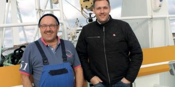 Skipper Jan Woller og Kendt Frydjkjær