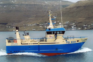 Trawleren Jens Leon landede torsk og kuller i Leirvik på Færøerne - foto: Kiran J