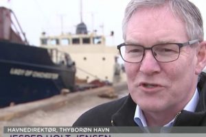 Vestjysk Havn vækster på godstransport.  Foto: Interview med havnedirektør Jesper Holt Jensen fra Thyborøn Havn - TVMidtVest