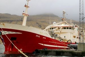 Færøerne: Trawlerne henter silden i Islandsk farvand foto: Kiran J