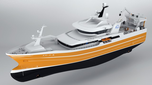 Sille Marie AS, Kristiansand og Karstensens Skibsværft, Skagen, har indgået kontrakt om design, bygning og levering af en ny 65,90 m pelagisk trawler.