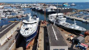 karstensens skibsværft i skagen. foto: Karstensens