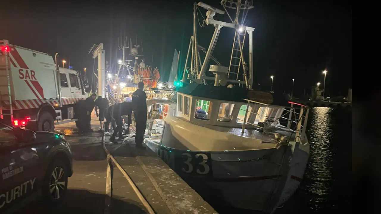 Read more about the article Ingen tilskadekomne, da Thorupstrand Kystfiskerlaug’s fiskefartøj ramte molen i nat i Hanstholm