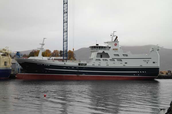 Read more about the article Det norske Larsnes Mek. Verksted leverer ny Ringnotsnurper / trawler