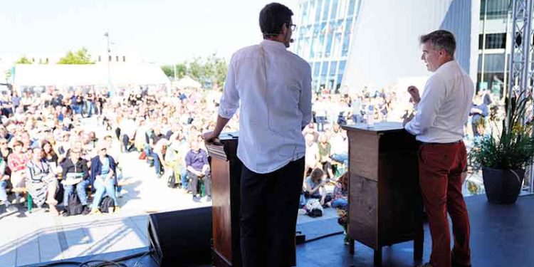 Middelfart danner i dag rammen om årets store samling, hvor klimaet er øverst på dagsordenen. Over tre dage – fra den 28. til 30. august – mødes borgere, forskere, politikere, virksomheder og organisationer for at diskutere, hvordan vi i fællesskab kan finde løsninger på klimakrisen. foto: KLM 2024