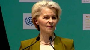 EU-kommissionsformand Ursula von der Leyen har præsenteret sit forslag til det nye kommissærhold. foto: EU - Youtube snapshot