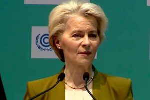 EU-kommissionsformand Ursula von der Leyen har præsenteret sit forslag til det nye kommissærhold. foto: EU - Youtube snapshot