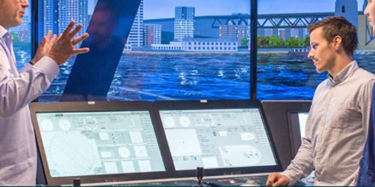 Kongsberg har udviklet maritim-simulator til fiskeriet. Foto: K-Sim Fishery - Kongsberg