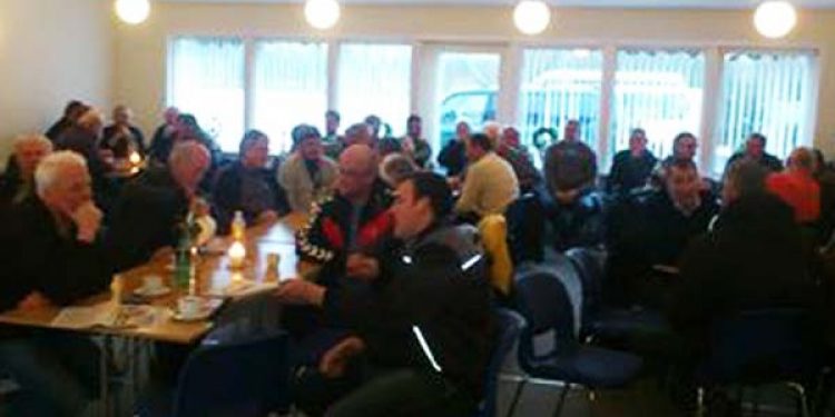 Fiskerne på krisemødet i Nexø – vi skal have hjælp.  Foto: CSH