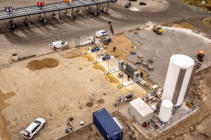 Nyt anlæg med flydende naturgas i Hirtshals gør godstransporten mere klimavenlig foto: Hirtshals havn