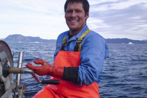 Royal Greenland udsteder nu også lån til fiskerne  Foto:Fisker i Uummannaq Nuka Nielsen benyttede sig sidste år