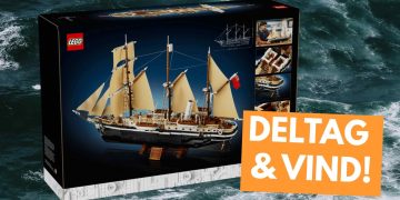 Vind et Lego modelskib i søfartsstyrelsens konkurrence