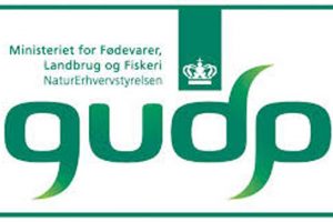 Grønne fødevareprojekter modtager 97 mio. kroner i støtte.  Logo: GUDP - Udviklings- og Demonstrationsprogram - FVM