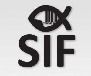 Ny hjemmeside med - Sporbarhed i fiskeriet.   Logo SIF