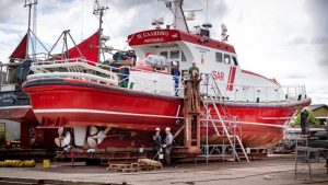 I Skagen og Hirtshals har de ambulancer og lægebiler - men på havet har de ingenting. arkivfoto: M. Gaardbo Hirtshals kystredningsstation