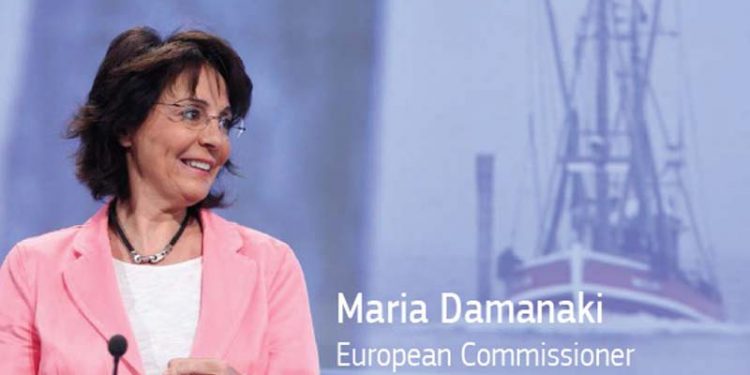 EU Kommissær Maria Damanaki tilfreds efter 5 år ved roret.  Foto: EU`s afgående Fiskerikommissær Maria Damanaki - EU