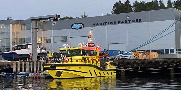 Forsvarsministeriets Materiel- og Indkøbsstyrelsen kunne offentliggøre, at man har indgået kontrakt med norske Maritime Partner i Ålesund. foto: Maritime Partner