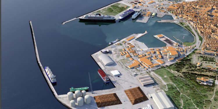 Rønne Havn går i gang med storstilet udvidelse til over 800 Mio. Kr. foto: Rønne Havn