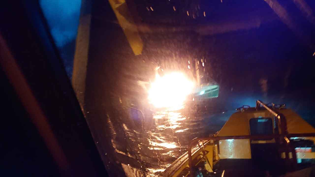 Read more about the article Fisker reddet fra kutterbrand i Skagerrak