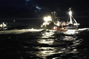 Dramatisk påsejling af Fiskefartøj Nord for Skagen i Nat