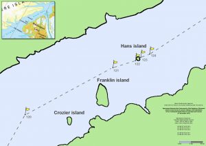 Hans Ø, der er beliggende i Nordvest Grønland i kennedy Kanalen i Nares Strædet. Tæt på ligger to andre danske (grønlandske) Øer, Crozier Ø og Franklin Ø.