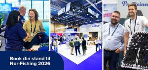 Tirsdag 23. september kl. 10:00 åpner vi standbookingen til Nor-Fishing 2026. Vær tidlig ute for å sikre deg din stand. foto: Nor-Fishing