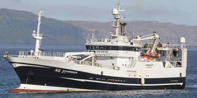Den færøske trawler Nordingur