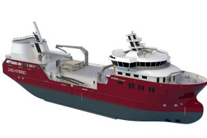 Nordlaks bestiller endnu en LNG-Hybrid-brøndbåd. Foto: Nordlaks med type NSK 4126 - NSK