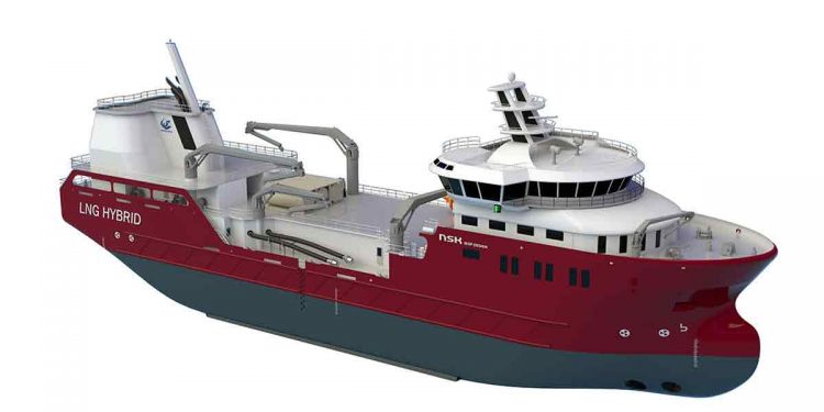 Nordlaks bestiller endnu en LNG-Hybrid-brøndbåd. Foto: Nordlaks med type NSK 4126 - NSK