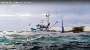 I dette års sæson har den kendte skipper Sig Hansen brugte tejner fra Tejne-producenten Proffteiner AS i Rørvik, nord for Trondheim på Norges vestkyst. Screenshot Deadliest Catch