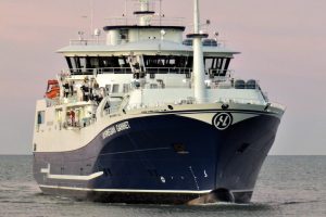Laksebåden »Norwegian Gannet« overvejer taktisk skifte i leveringerne
